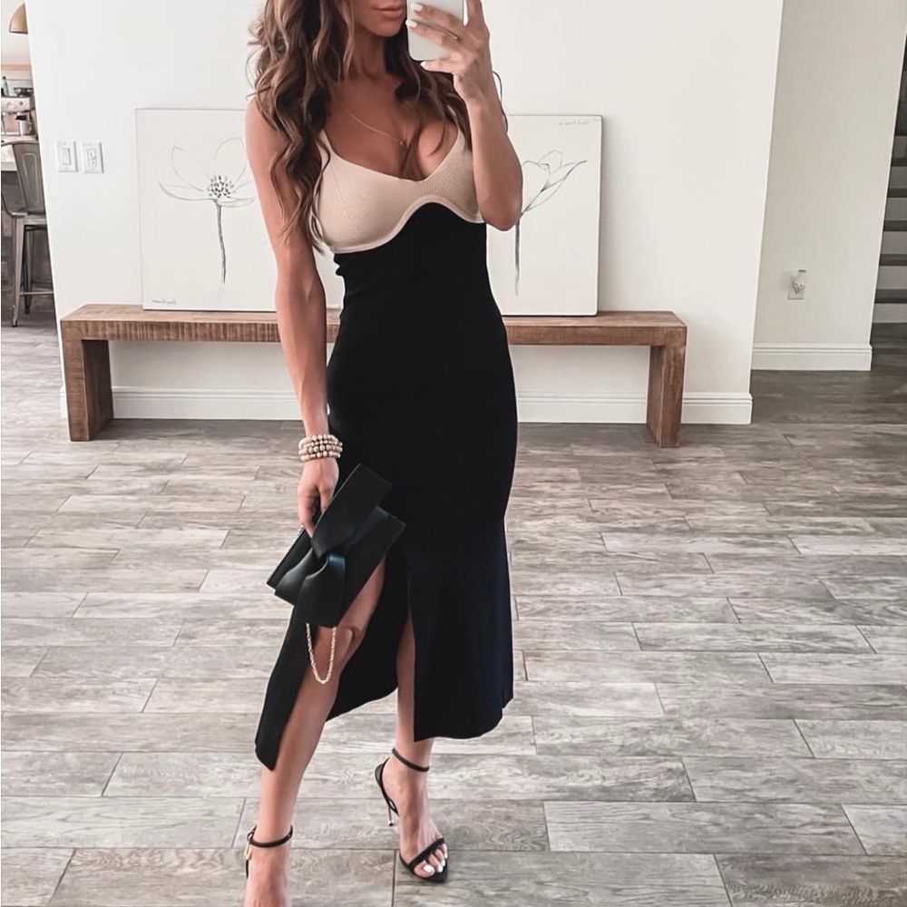 Boutique Knit Ribbed Dress NWT